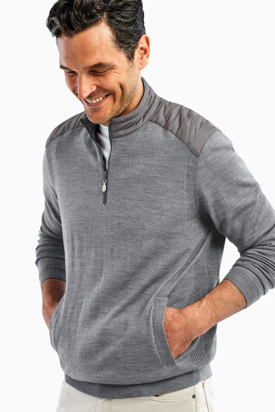 Calvin Klein Men's 1/4 Zip Pullover 