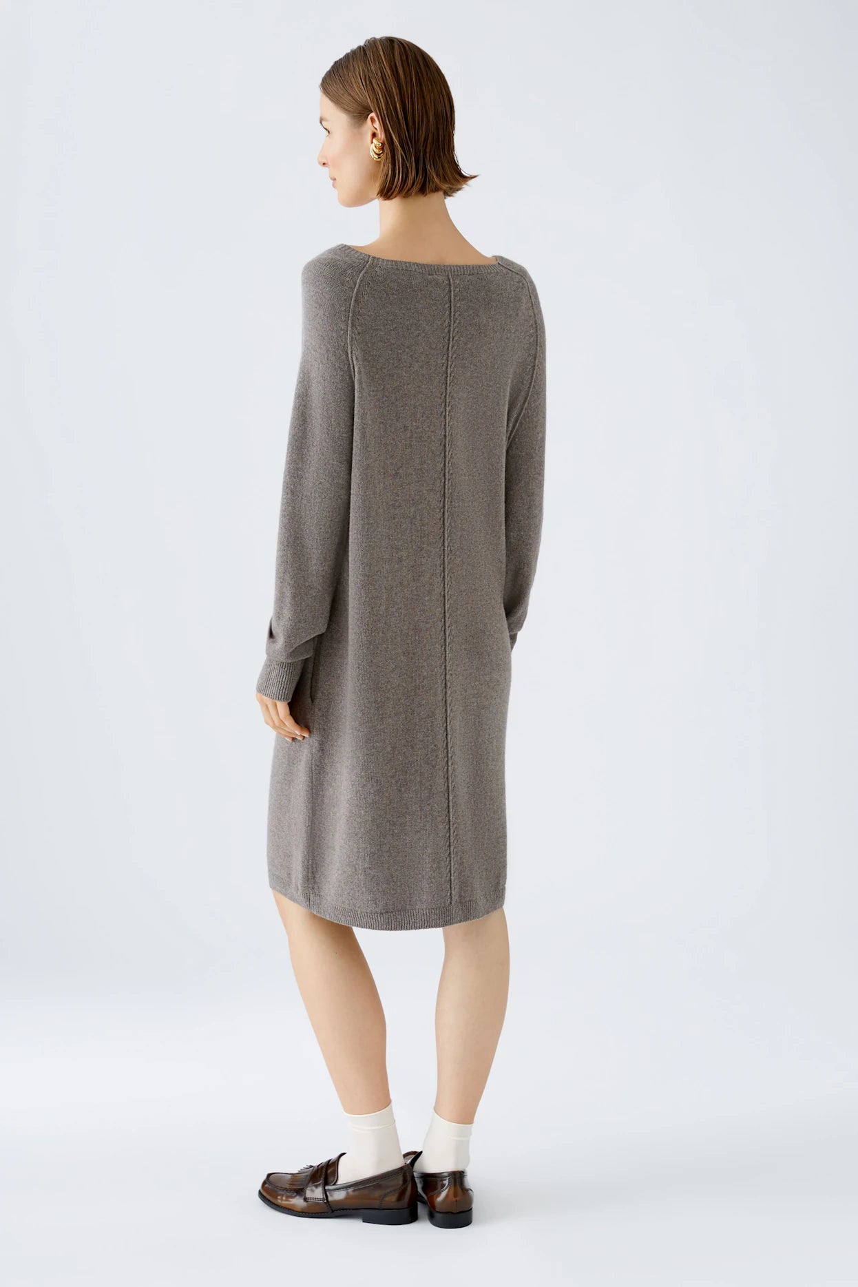 Oui V-Neck Sweater Dress