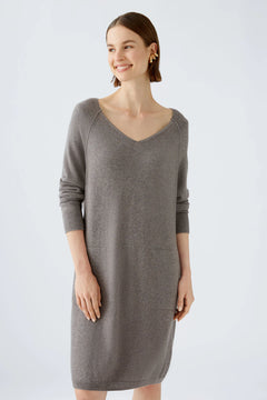 Oui V-Neck Sweater Dress