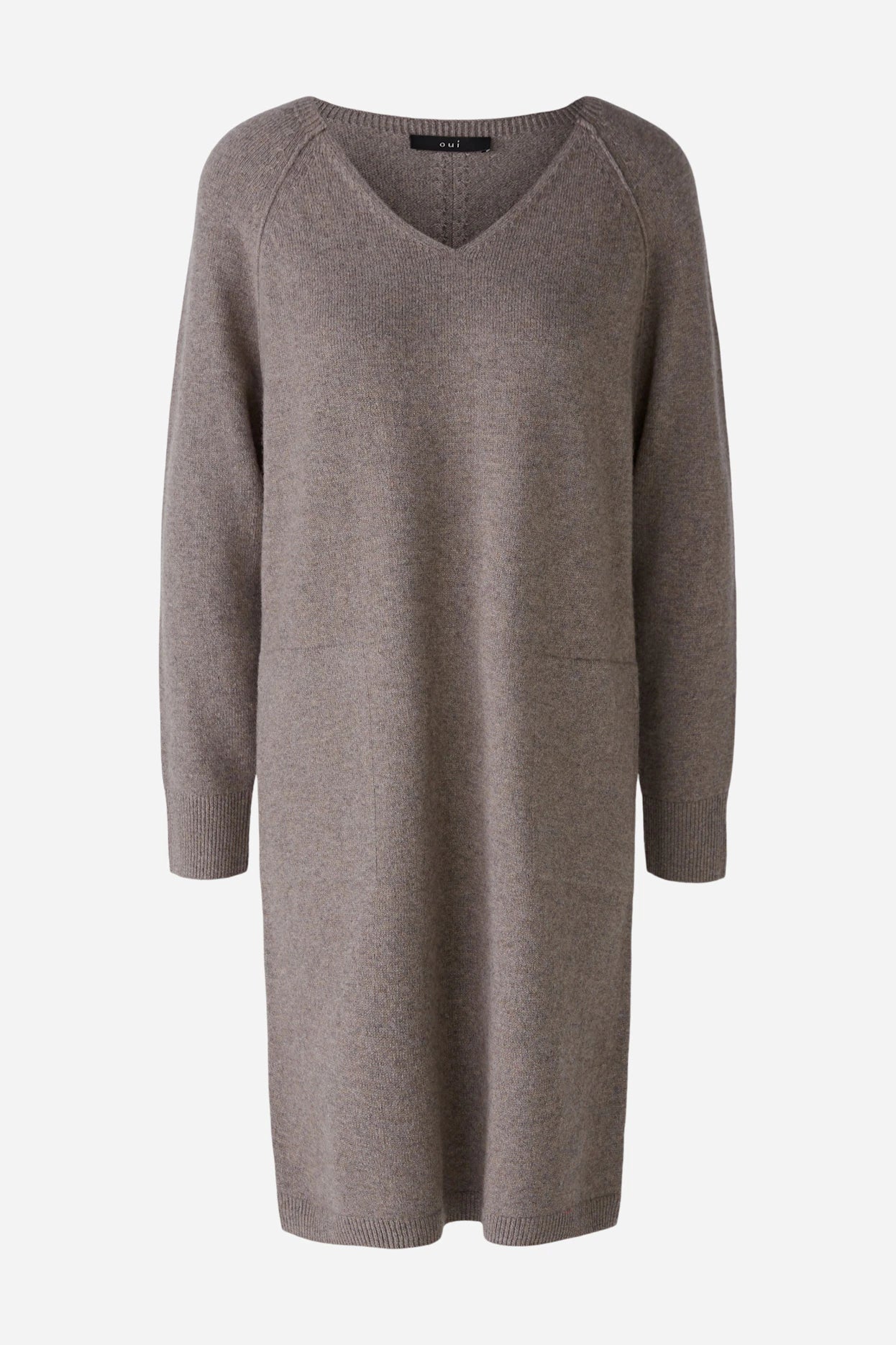 Oui V-Neck Sweater Dress