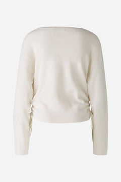 Oui Side Ruche Sweater