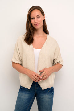 Cream Sillar Knit Bolero