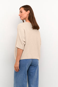 Cream Sillar Knit Bolero