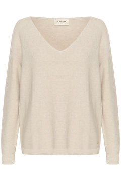 Cream Sillar Long Sleeve Pullover