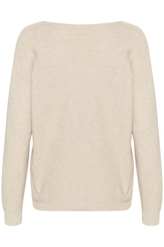 Cream Sillar Long Sleeve Pullover