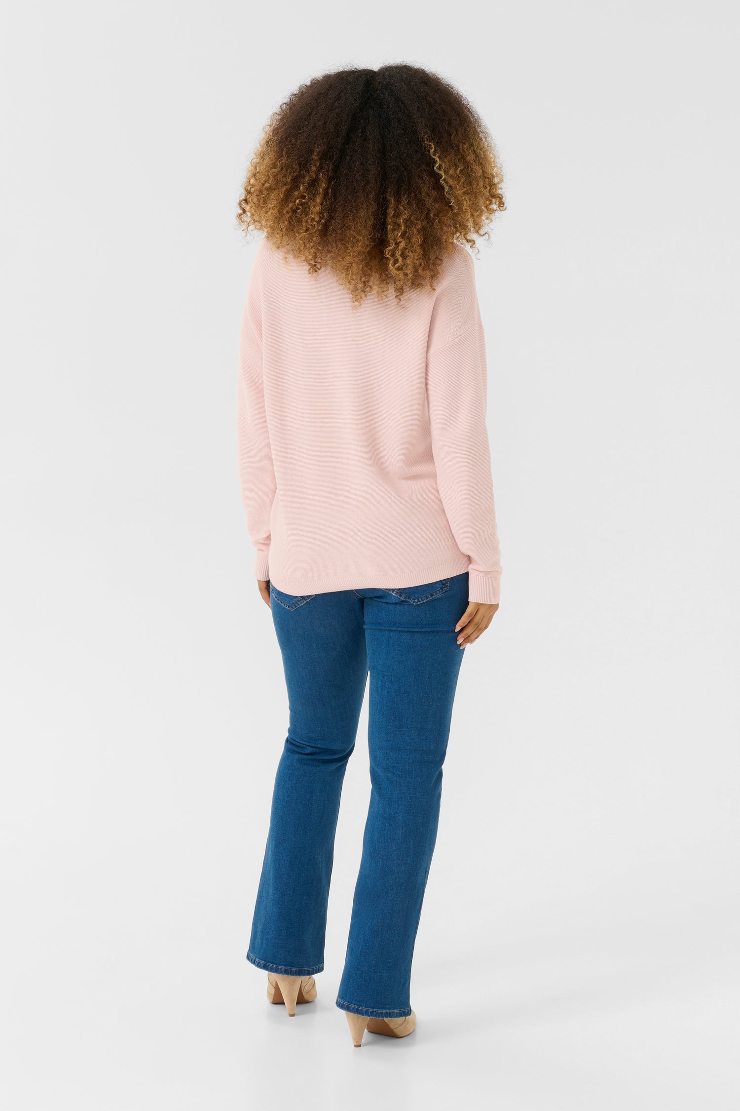 Cream Sillar Long Sleeve Pullover