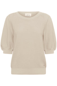 Cream Sillar Half Sleeve Pullover