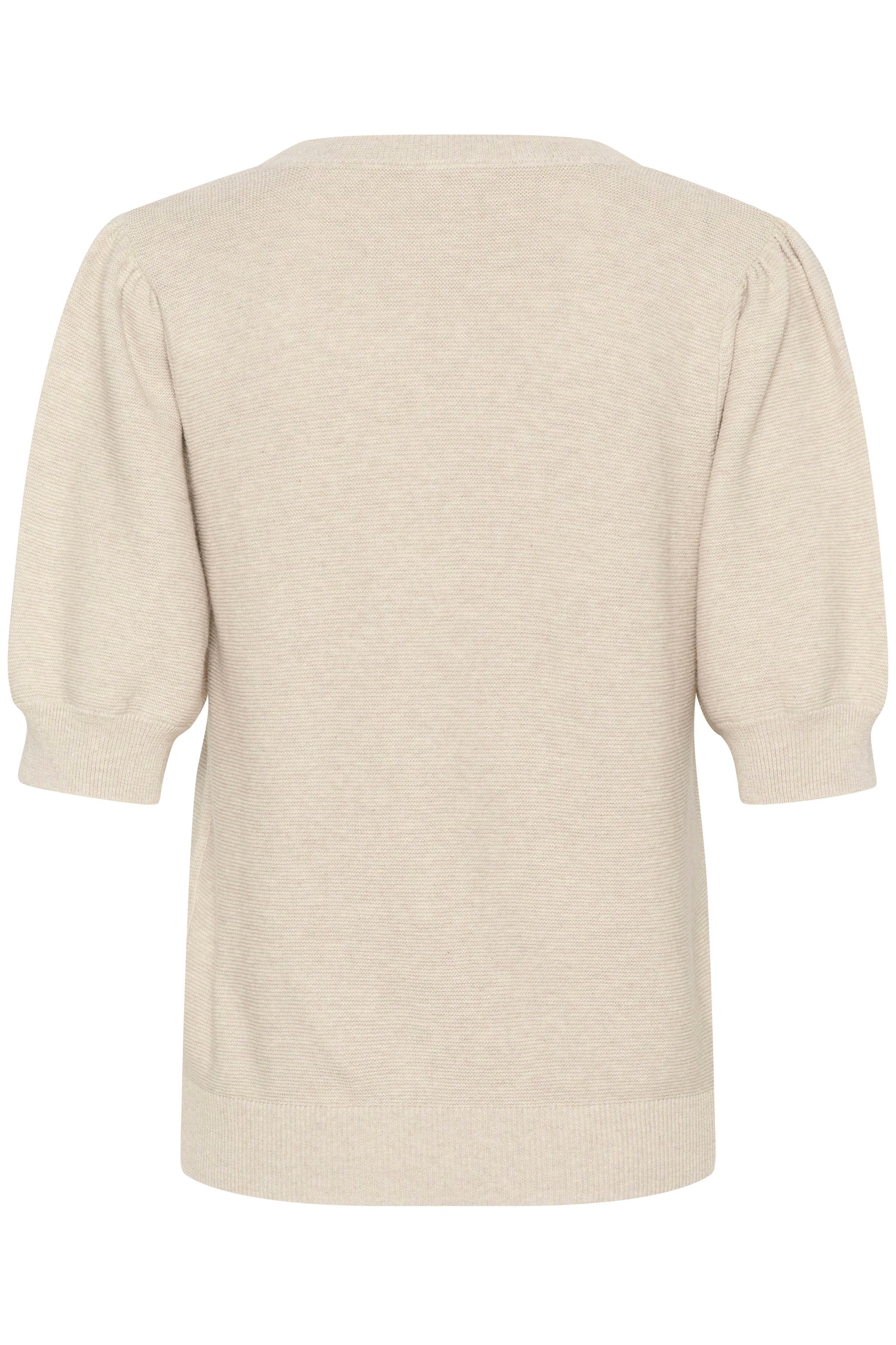 Cream Sillar Half Sleeve Pullover