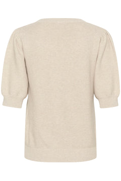 Cream Sillar Half Sleeve Pullover