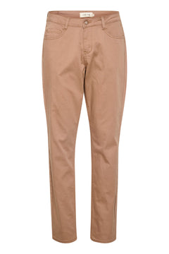 Cream Ann Twill Pant- Coco Fit