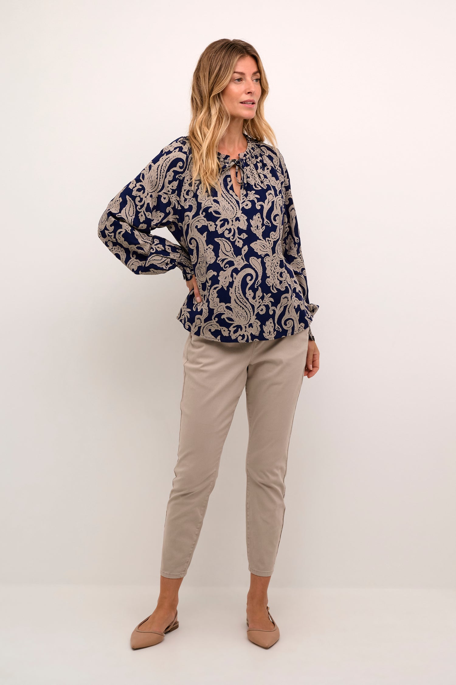 Cream Lucy Blouse