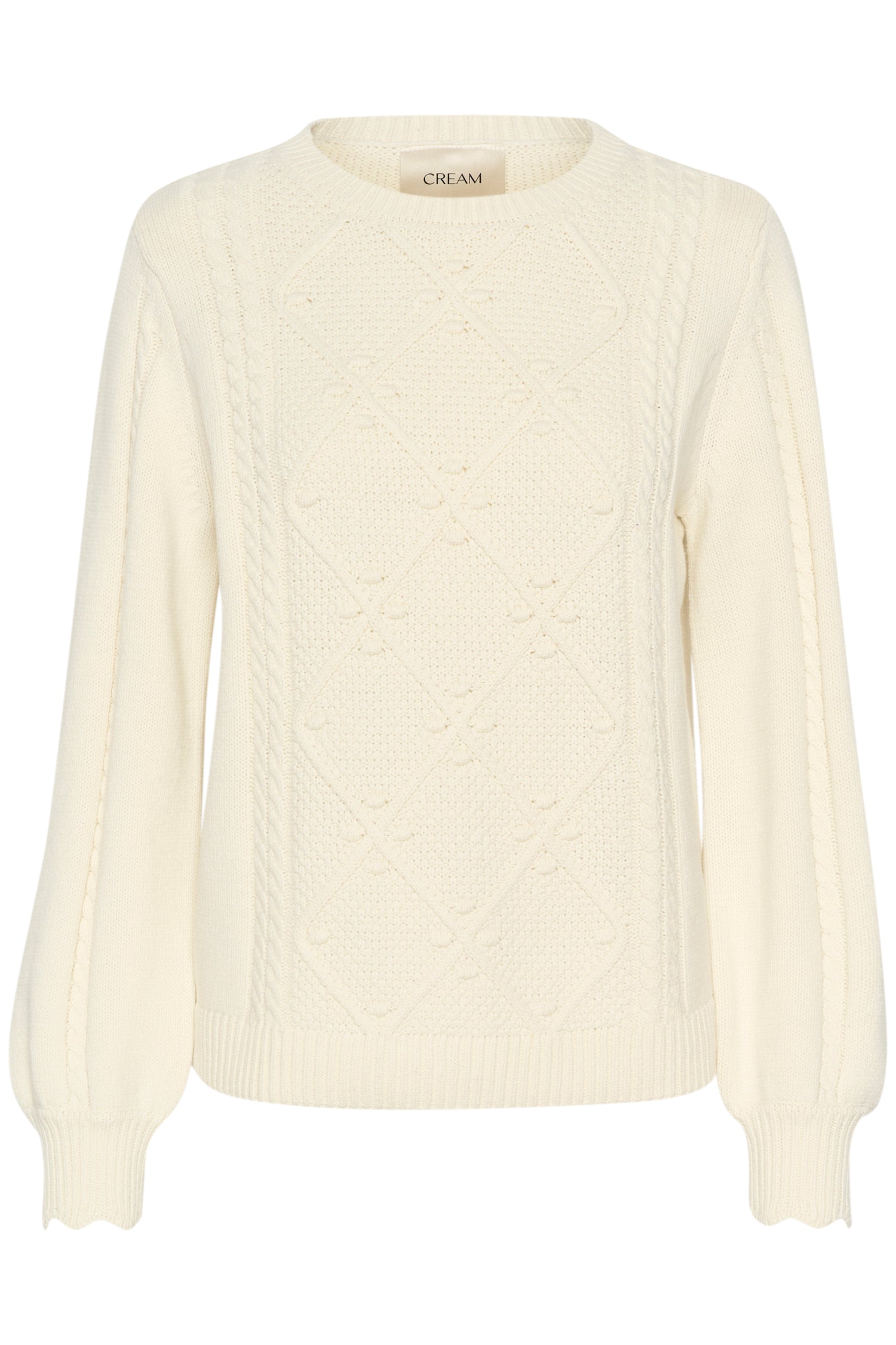 Cream Muka Knit Pullover