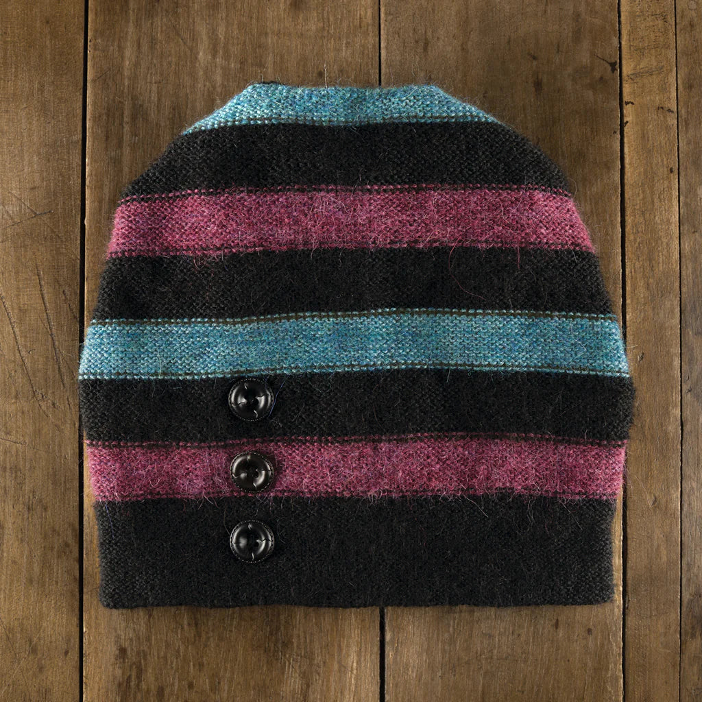 Olena Zylak Cortina Stripe Hat