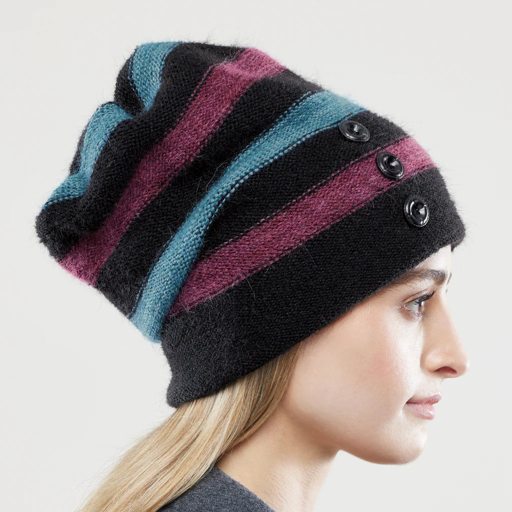 Olena Zylak Cortina Stripe Hat