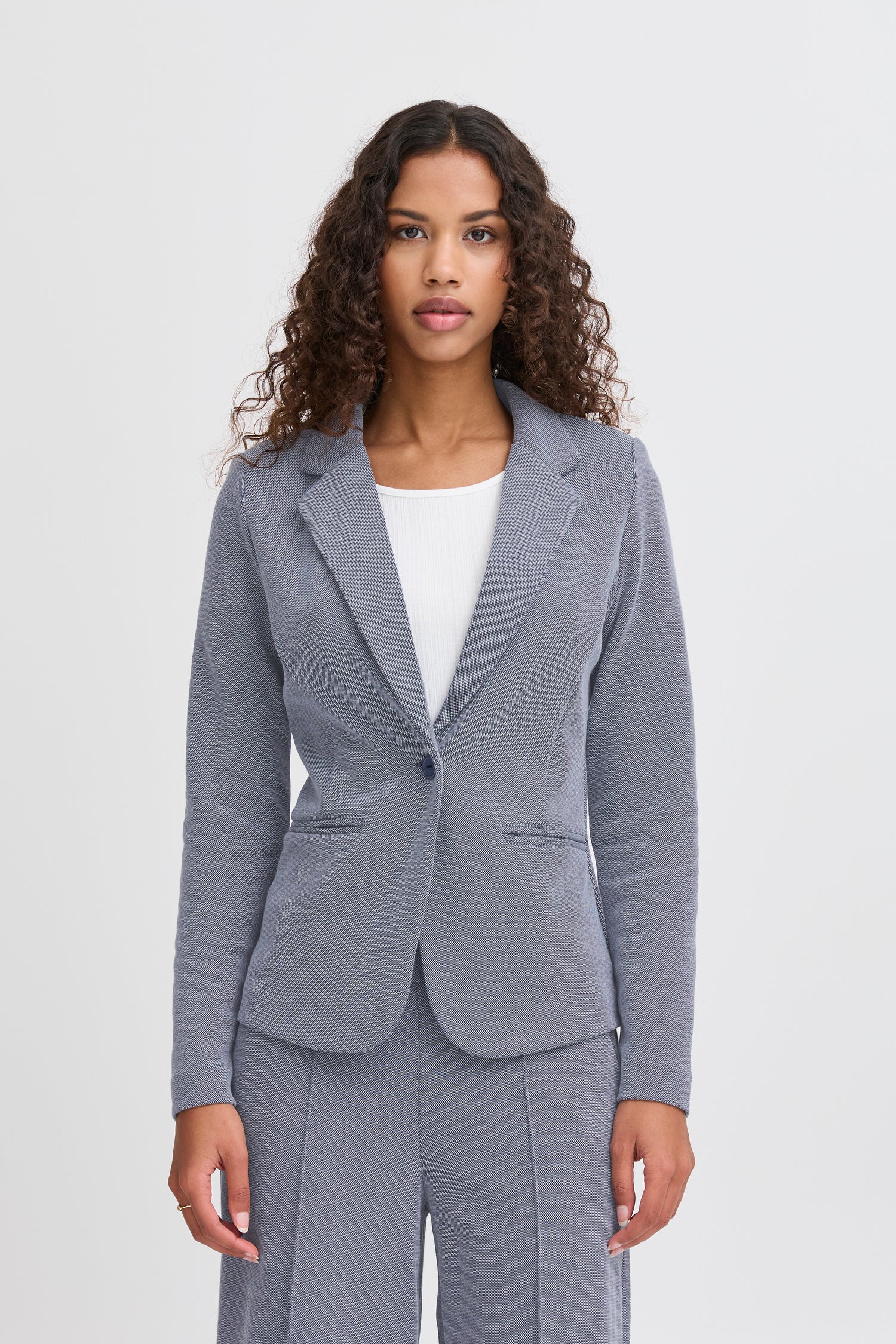 Ichi Kate Pique Blazer