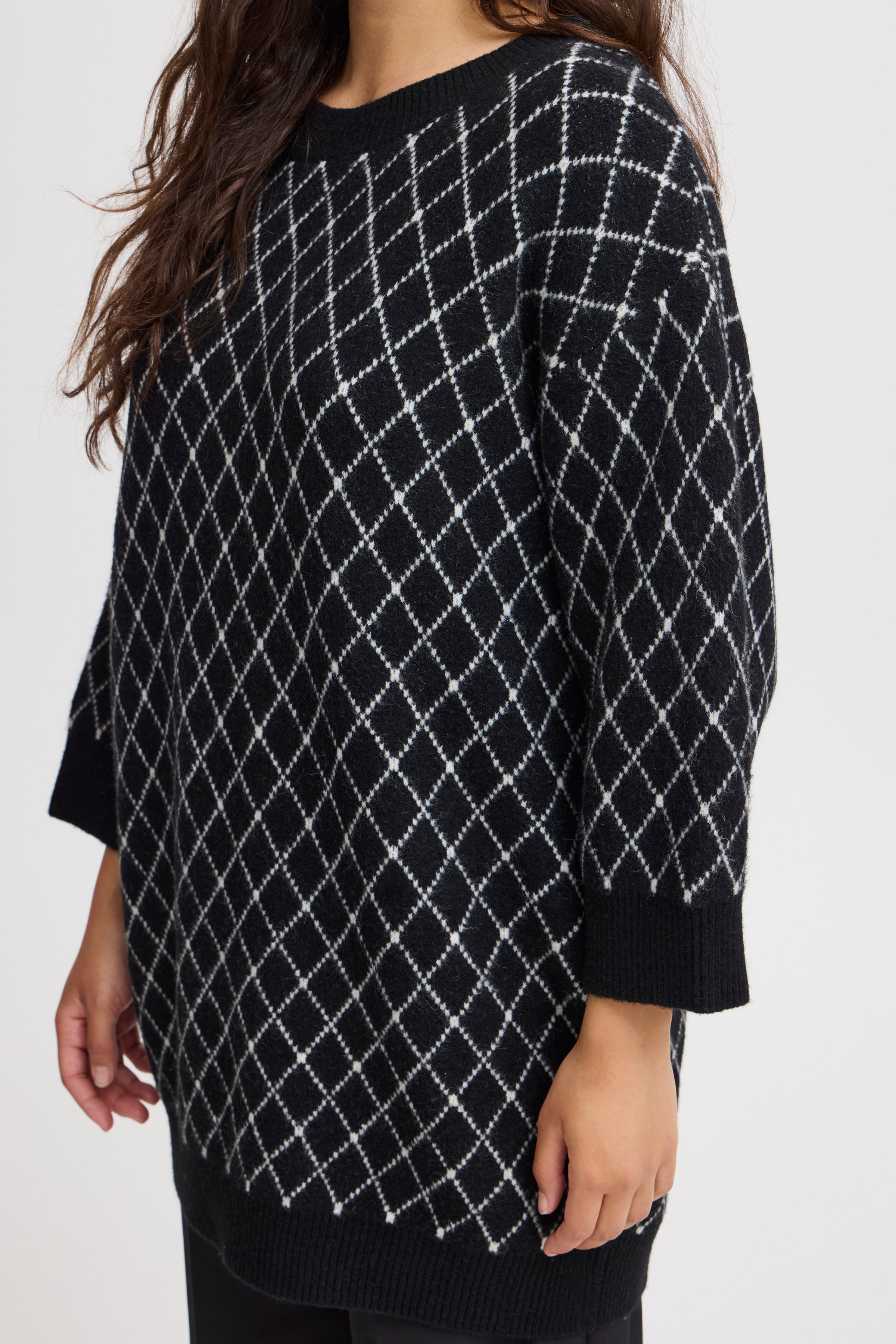 Black tunic sweater best sale