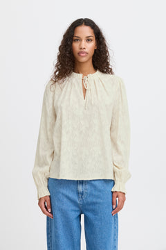 Ichi Eona Long Sleeve Blouse