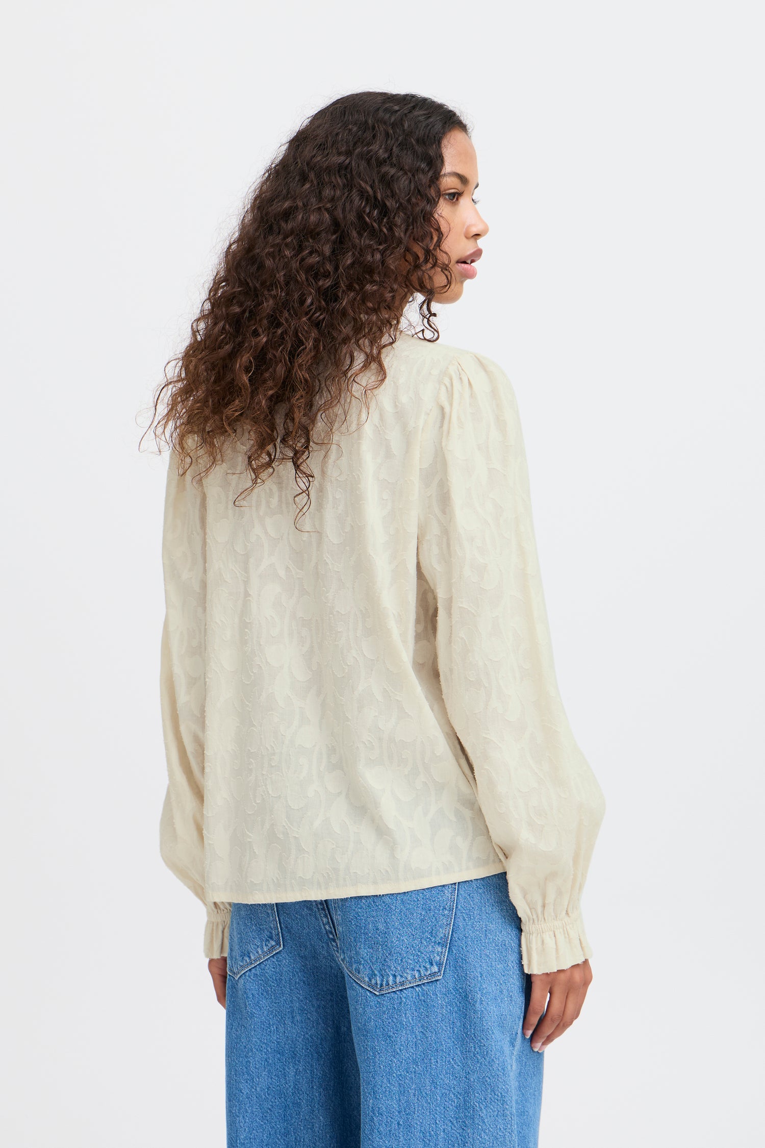 Ichi Eona Long Sleeve Blouse