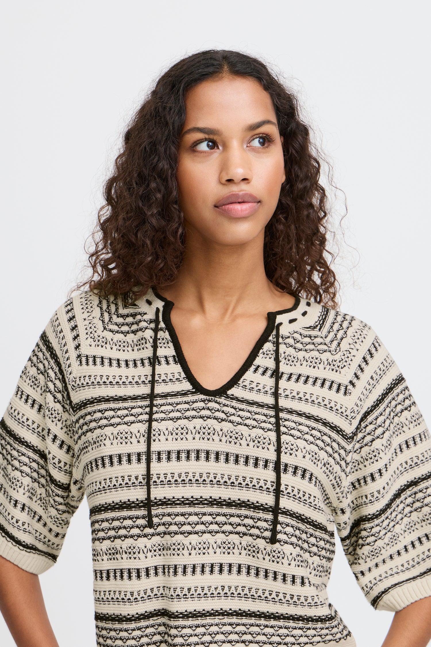 Ichi Channy Half Sleeve Sweater