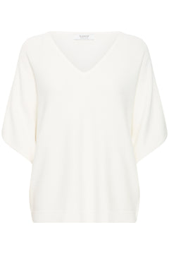 B. Young Mmorla V-Neck Short Sleeve Sweater