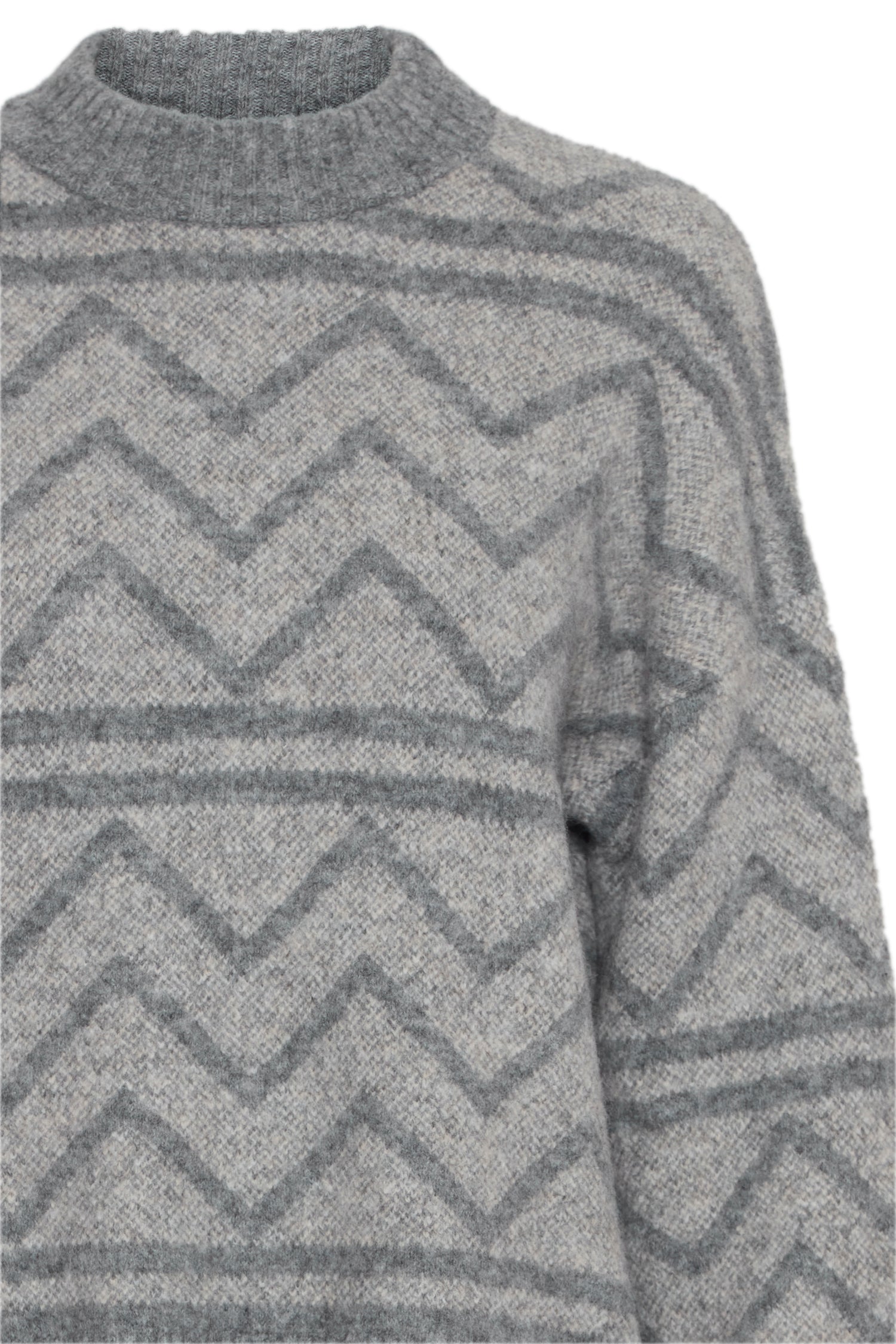 B. Young Omea Geometric Sweater