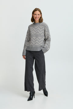 B. Young Omea Geometric Sweater