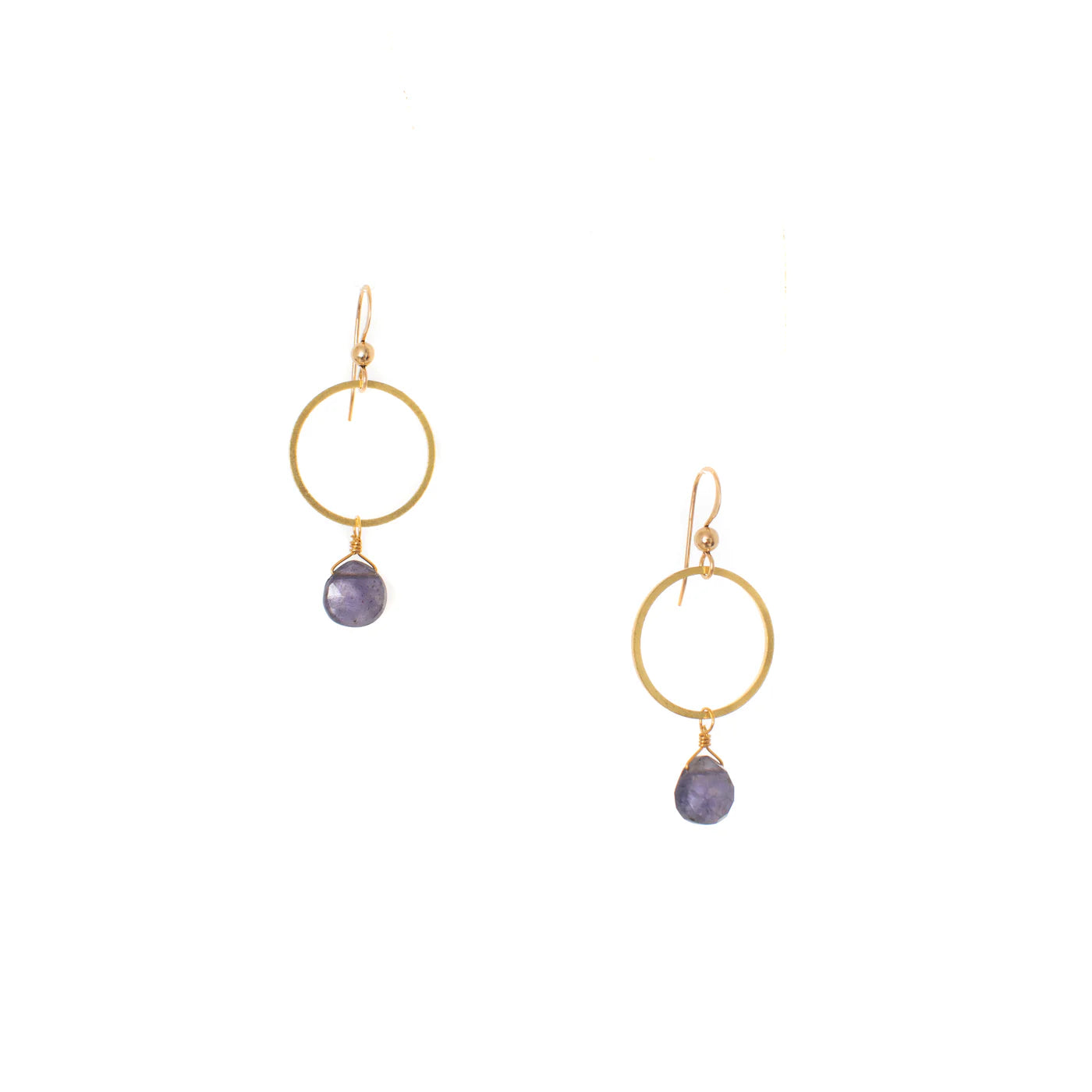 Hailey Gerrits Rhea Earrings (Iolite)