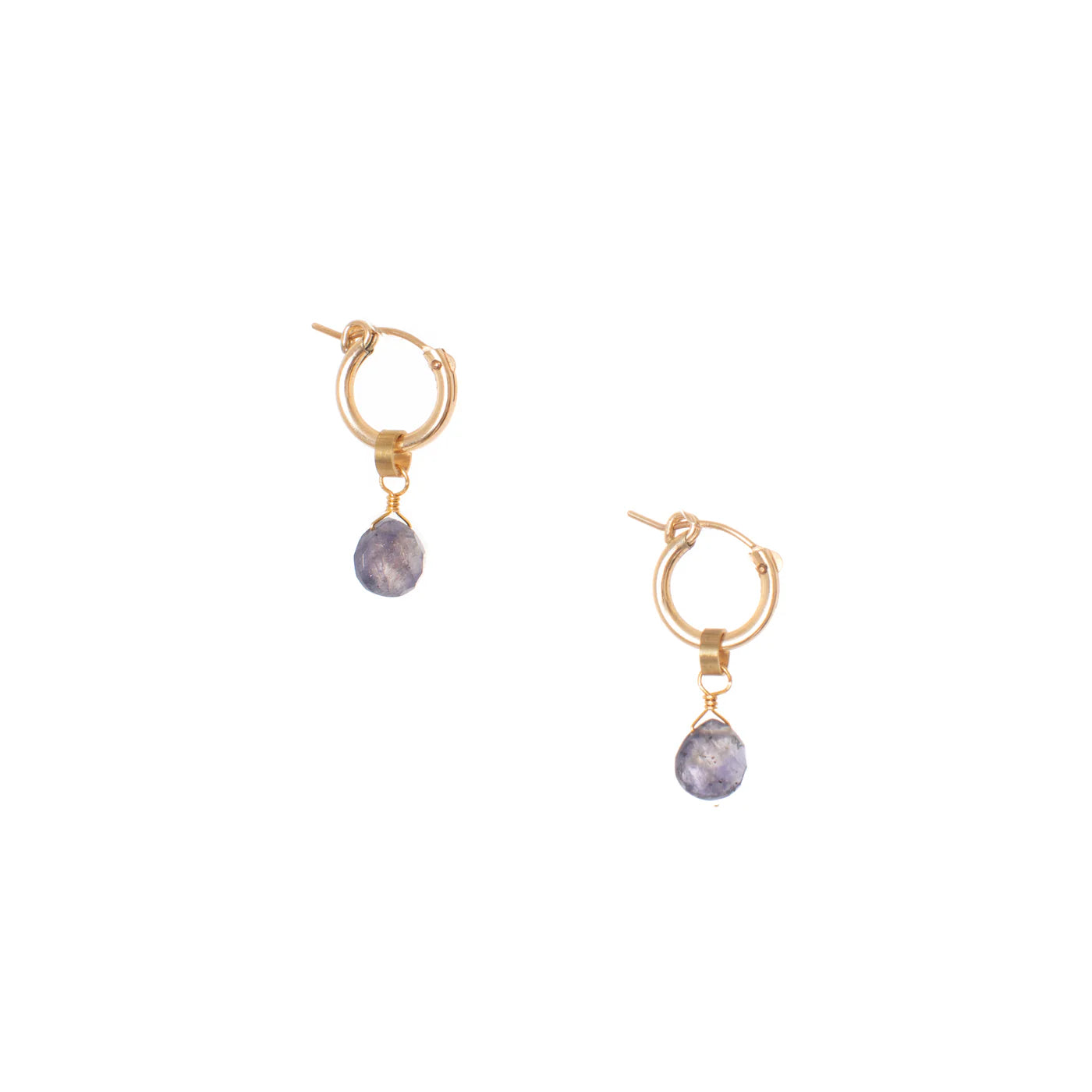 Hailey Gerrits Classic Drake Earrings (Iolite)