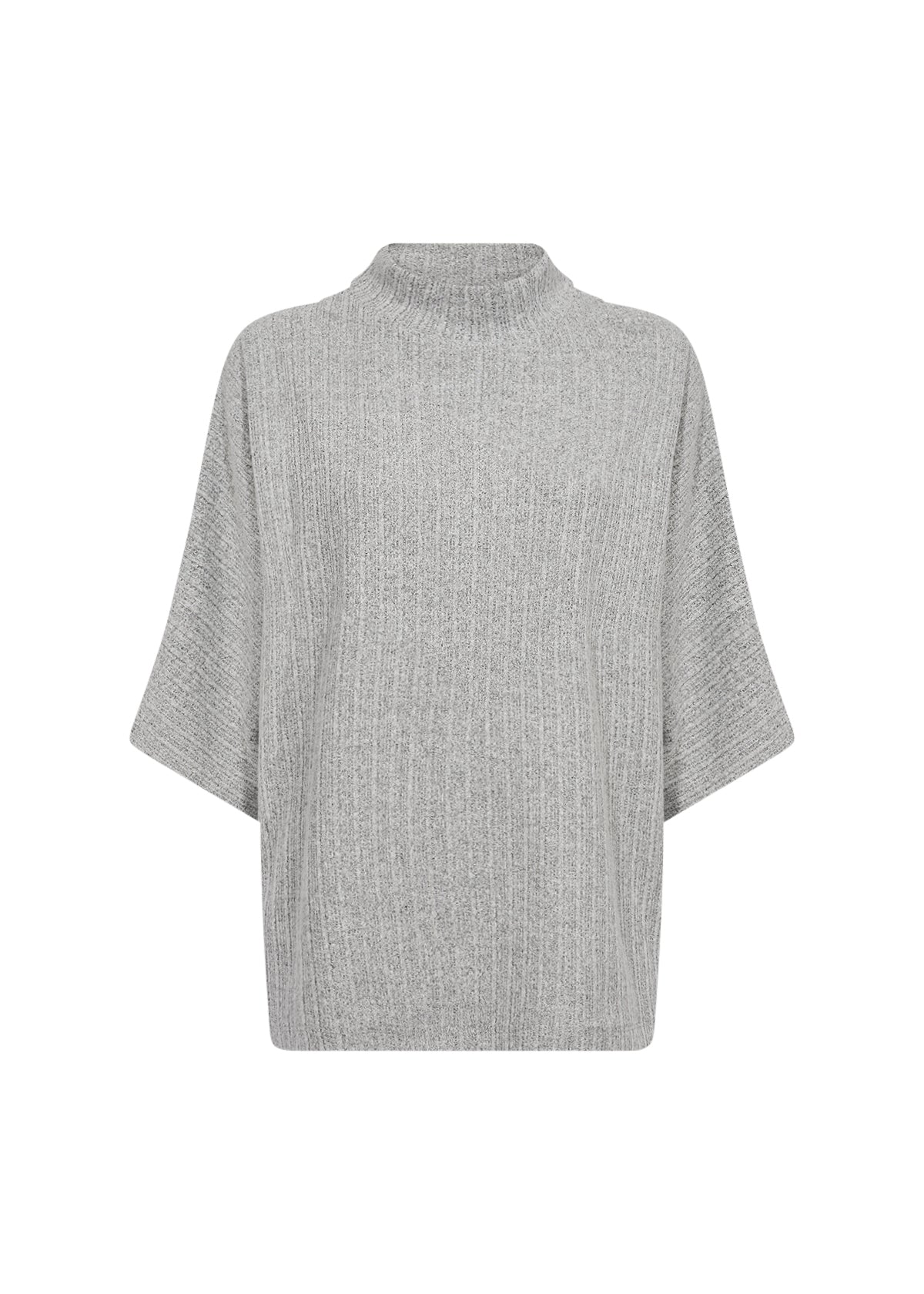 Soya Concept Isel Half Sleeve Ribbed Pullover