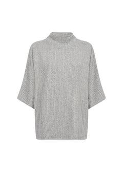 Soya Concept Isel Half Sleeve Ribbed Pullover