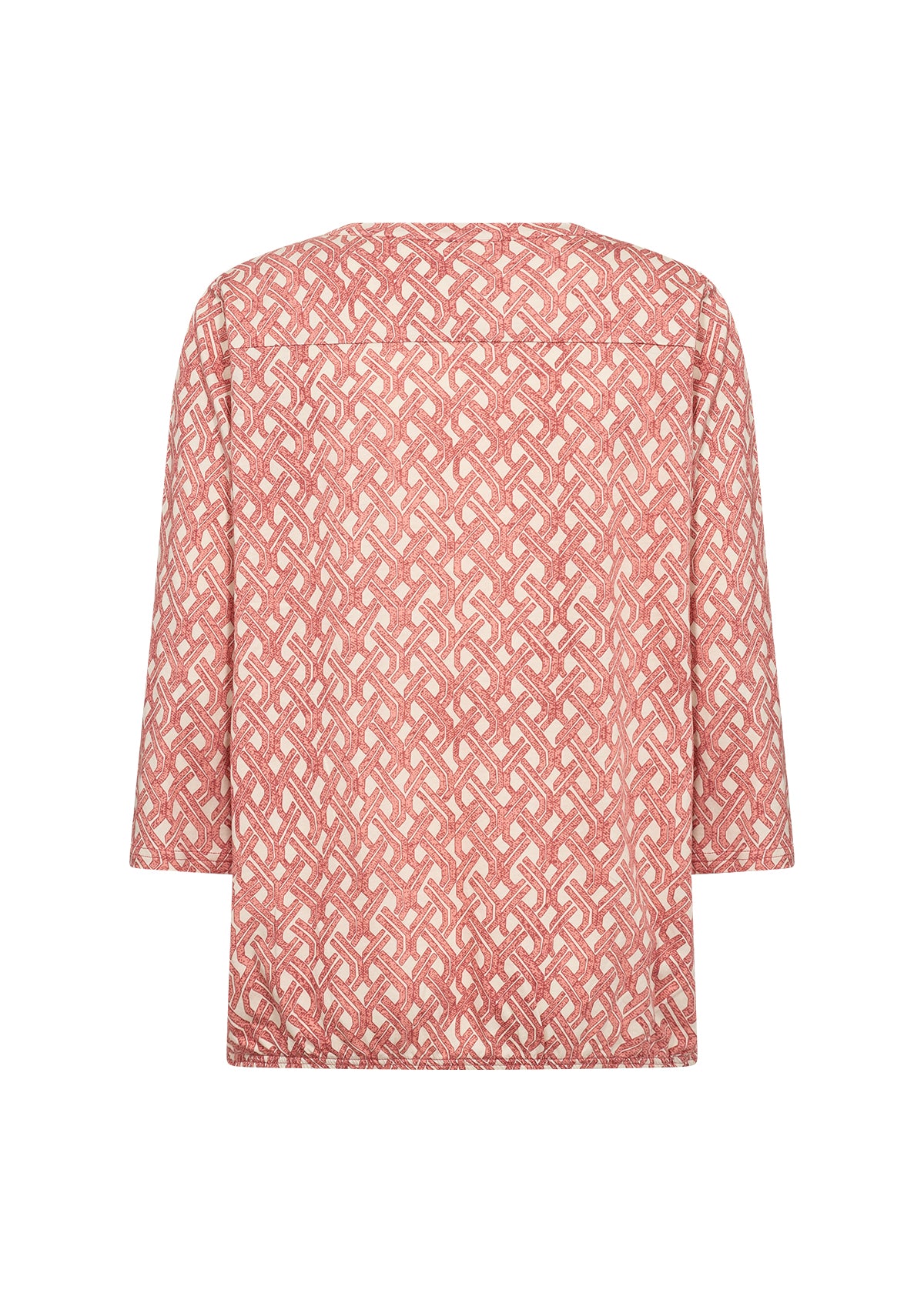 Soya Concept Felicity Notch Neck 3/4 Sleeve Top