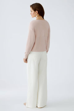 Oui Twisted Hem Sweater