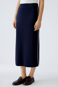 Oui Knit Skirt With Piping