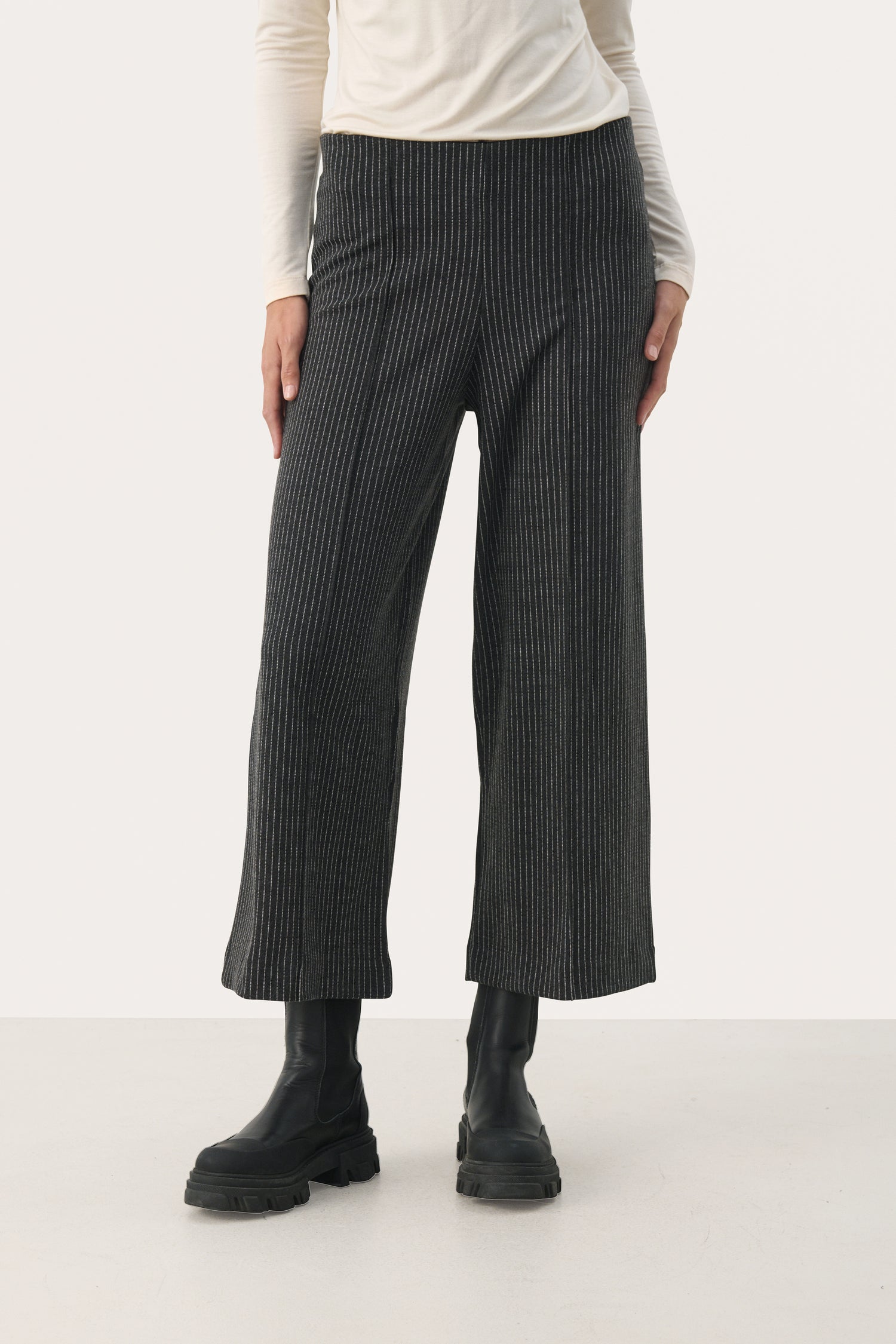 Part Two Ilisan Pants (Grey Pinstripe)