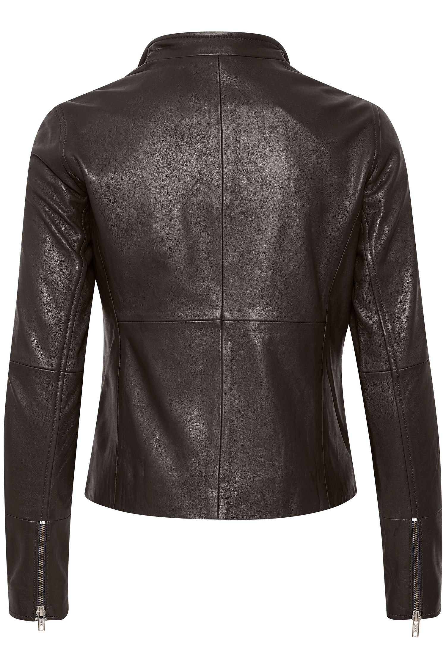 Part Two Frances Leather Jacket (Mole)