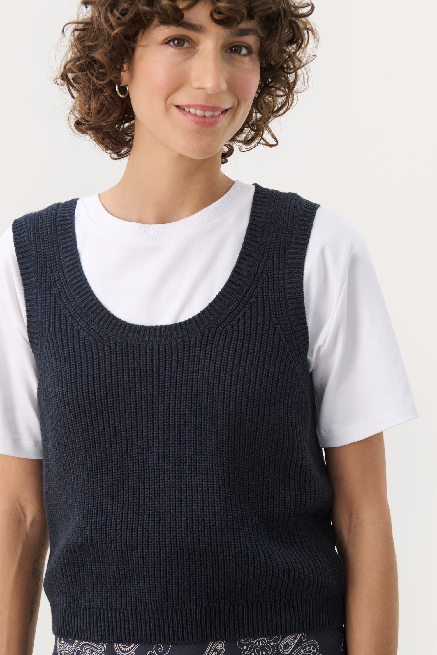 Part Two Nirmala Cotton Sweater Vest