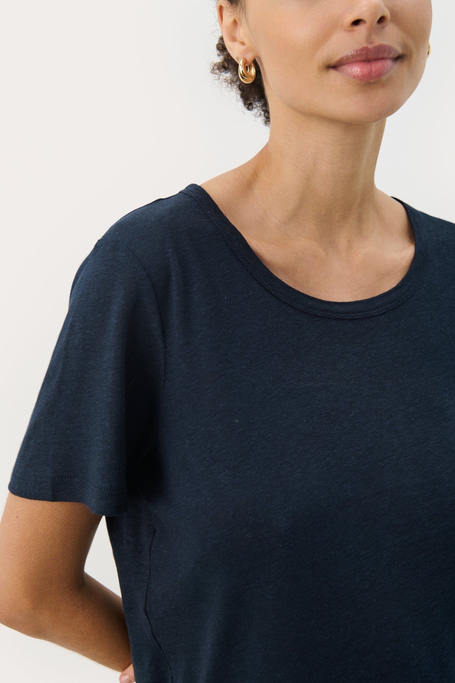 Part Two Nacima Linen Blend T-Shirt