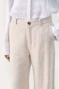 Part Two Ninnes Melange Classic Linen Blend Trouser