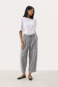 Part Two Nettas Melange Linen Blend Pant