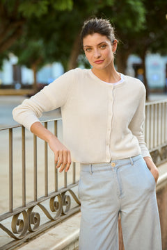 Part Two Gigia Linen Blend Cardigan