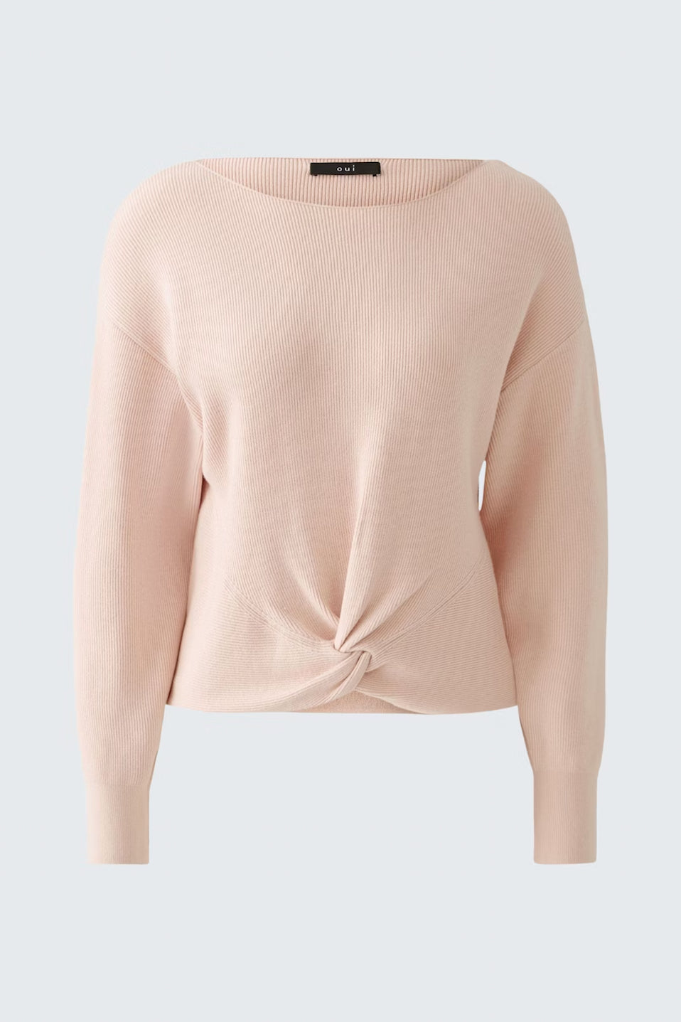 Oui Twisted Hem Sweater