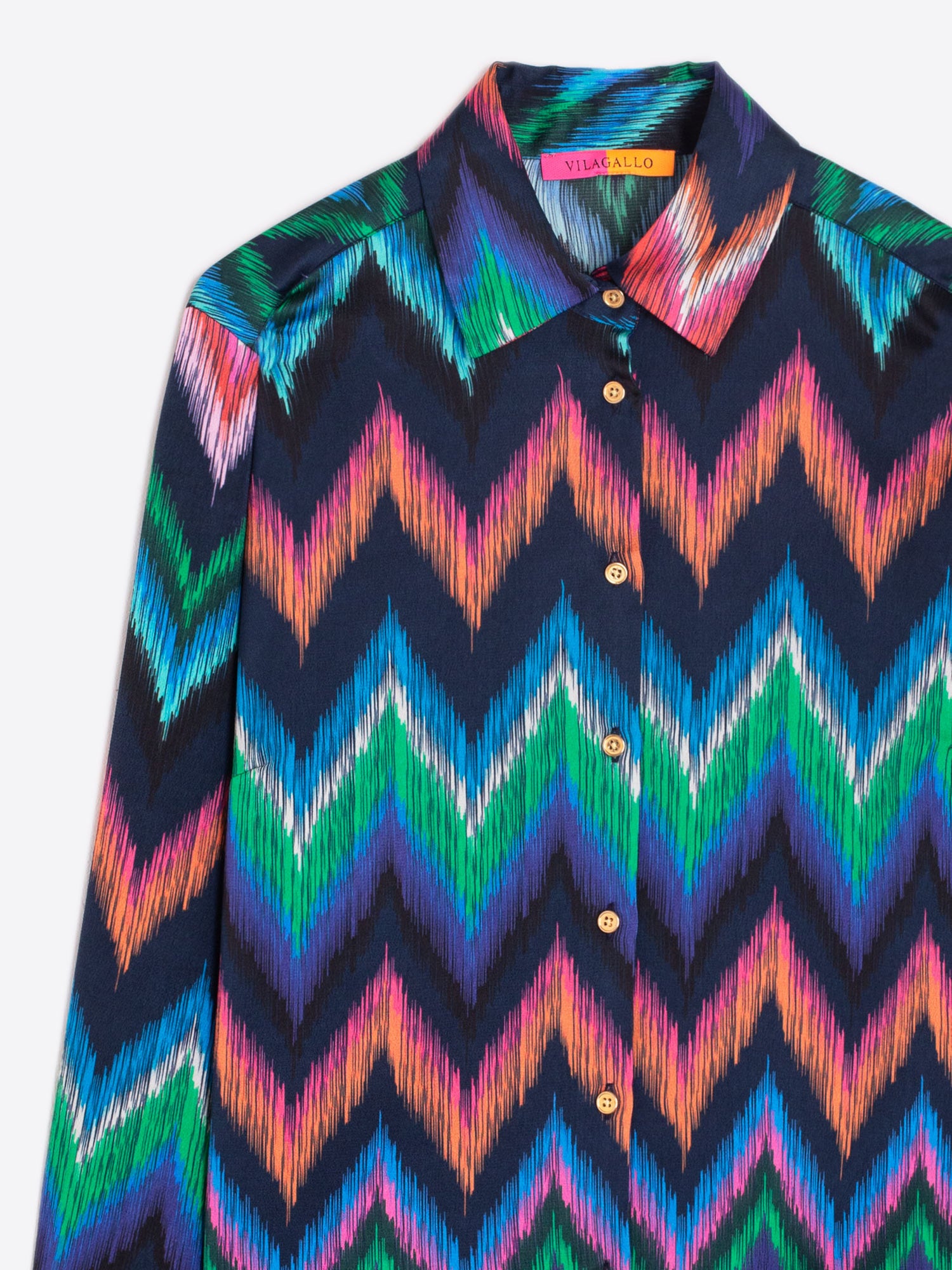 Vilagallo Zig Zag Blouse