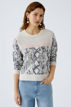 Oui Textured Knit Sweater