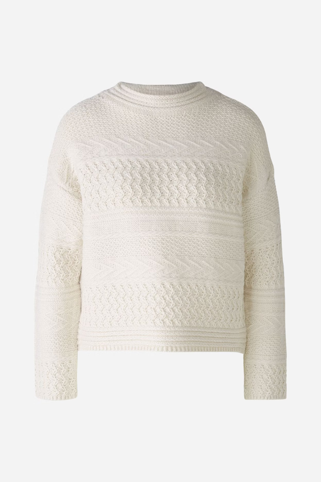 Oui Textured Knit Pullover