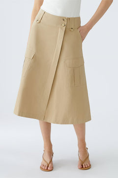 Oui Cargo Twill Skirt