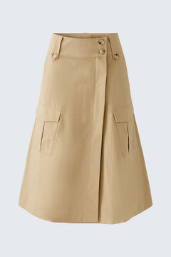 Oui Cargo Twill Skirt