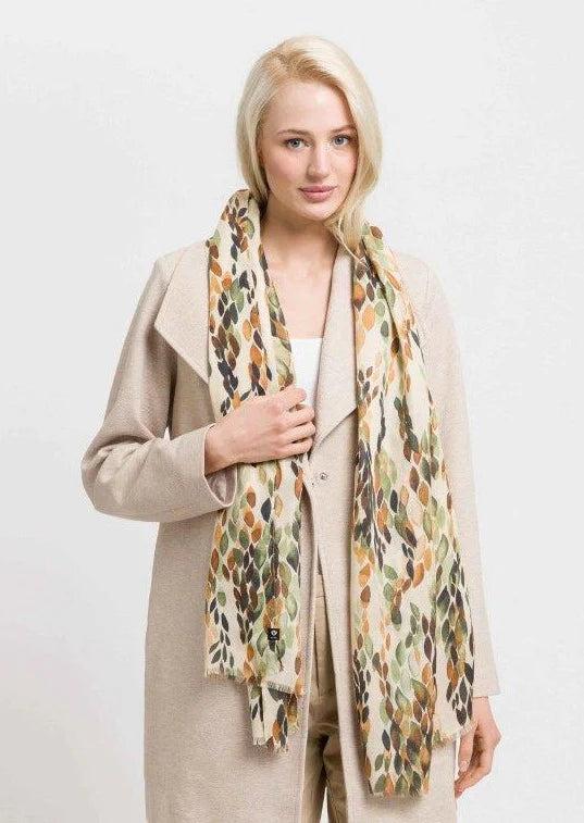 Fraas Sustainability Edition Leaf Scarf