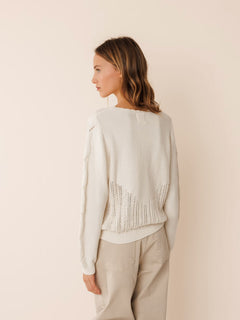 Indi & Cold Crochet Effect Sweater