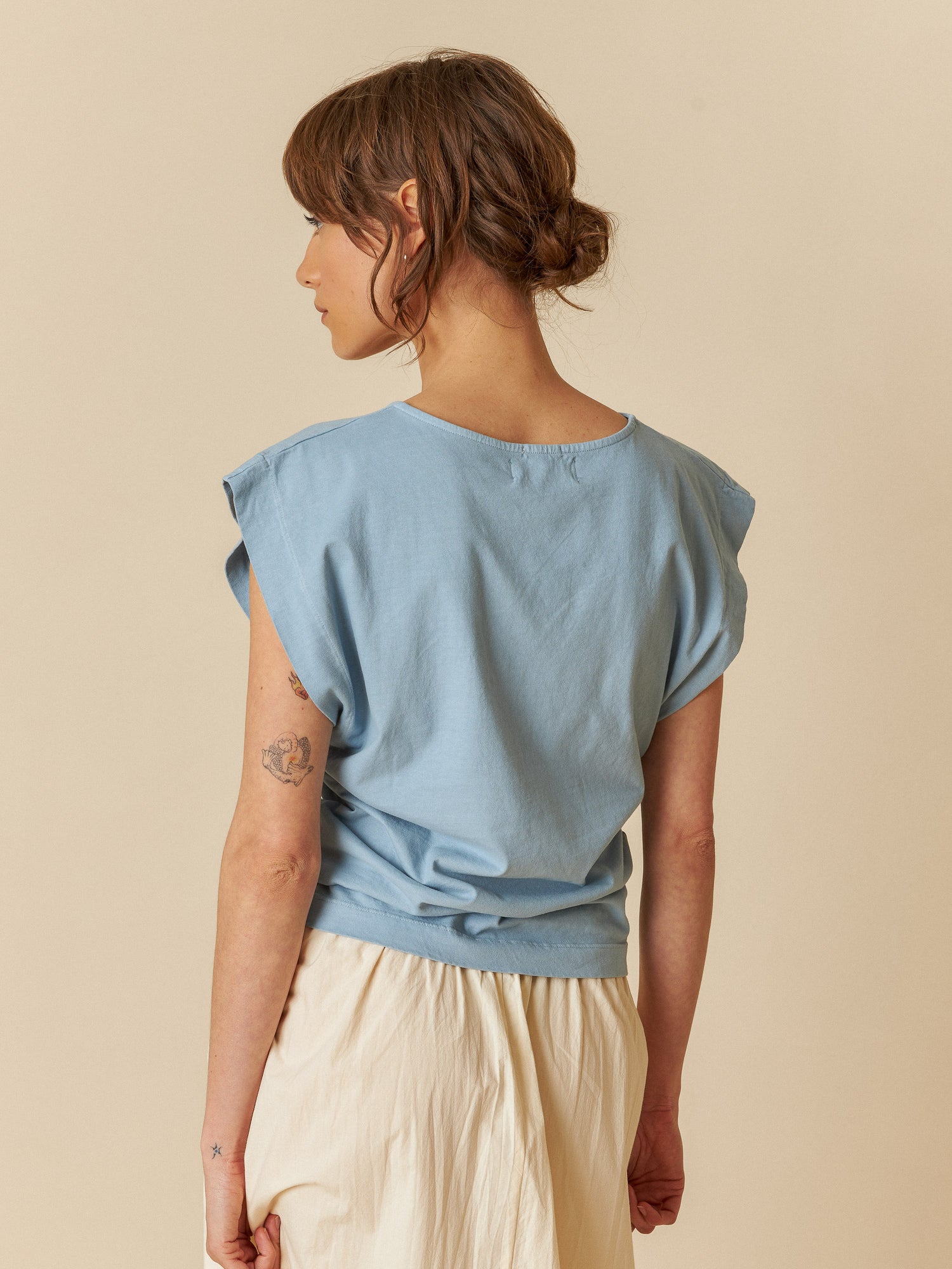 Indi & Cold Cap Sleeve Modern Cotton T-Shirt