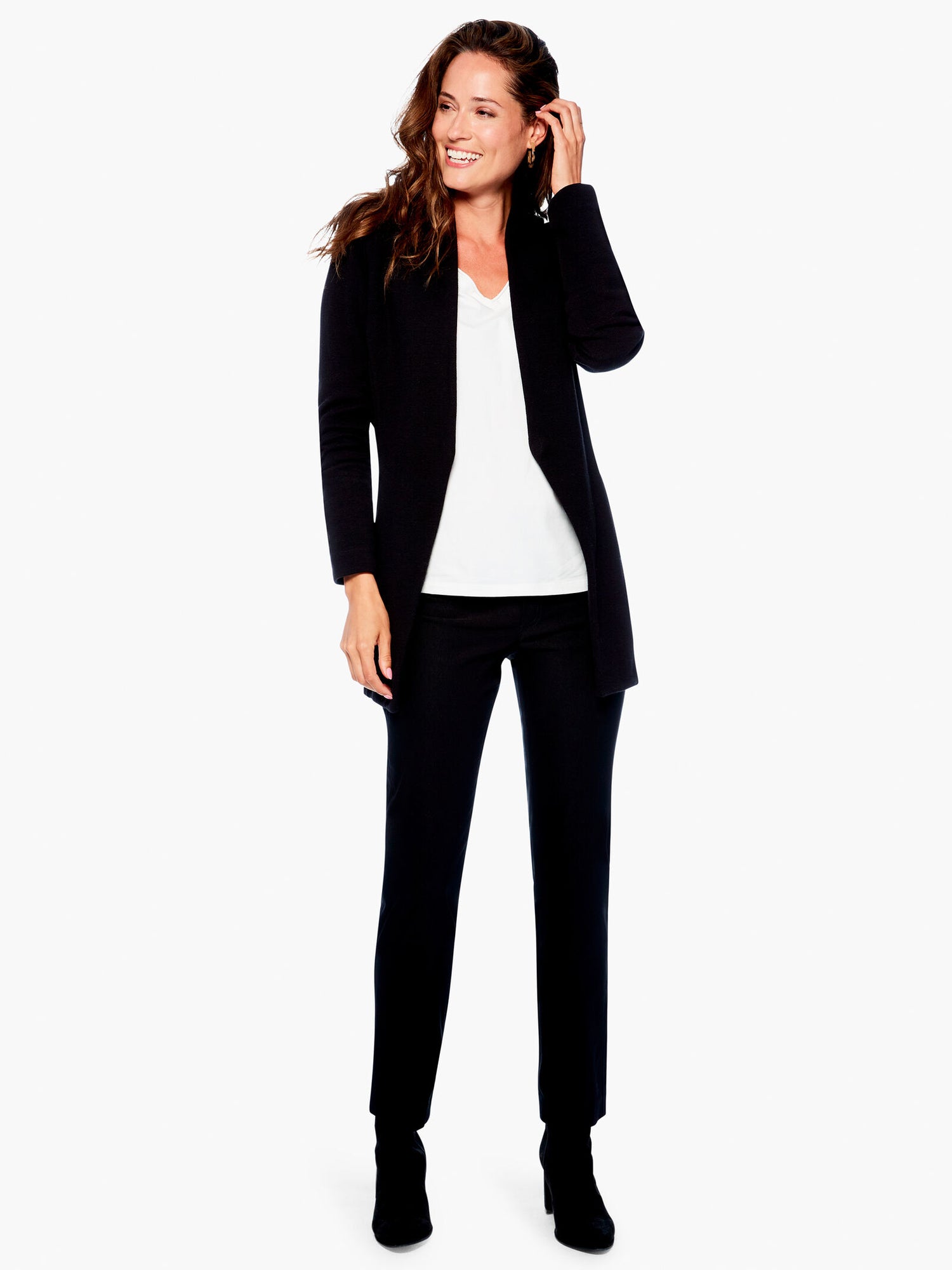 Nic + Zoe Wonderstretch Pocket Straight Pant